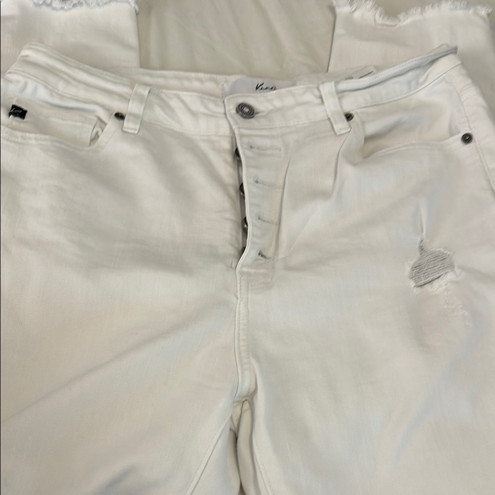 KanCan White Skinny Jeans Smooth Texture